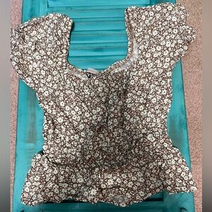 flowered blouse
